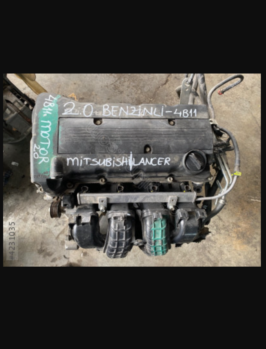 Mitsubishi lancer 2.0 motor benzinli çıkma motor